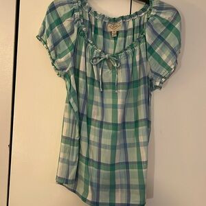 Peasant style blouse